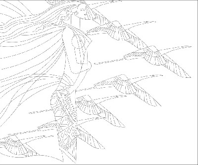 民族團結浮雕雕塑原創手繪設計稿
