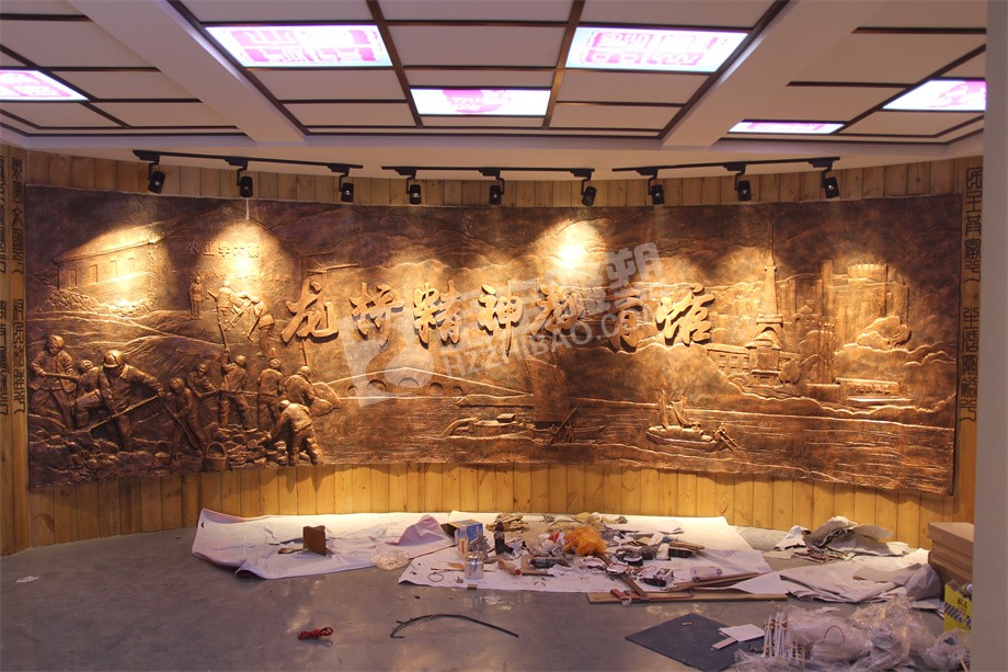 蘇州吳中區(qū)龍橋精神教育館浮雕原創(chuàng)設(shè)計(jì)、制作及安裝工程